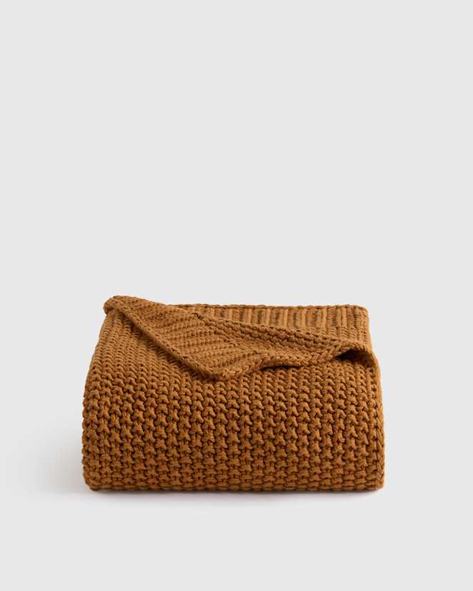 Amber Cotton Fisherman Throw