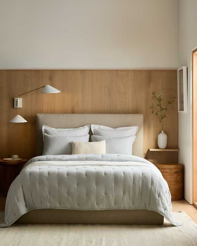 Mist Organic Airy Gauze Dream Quilt Set