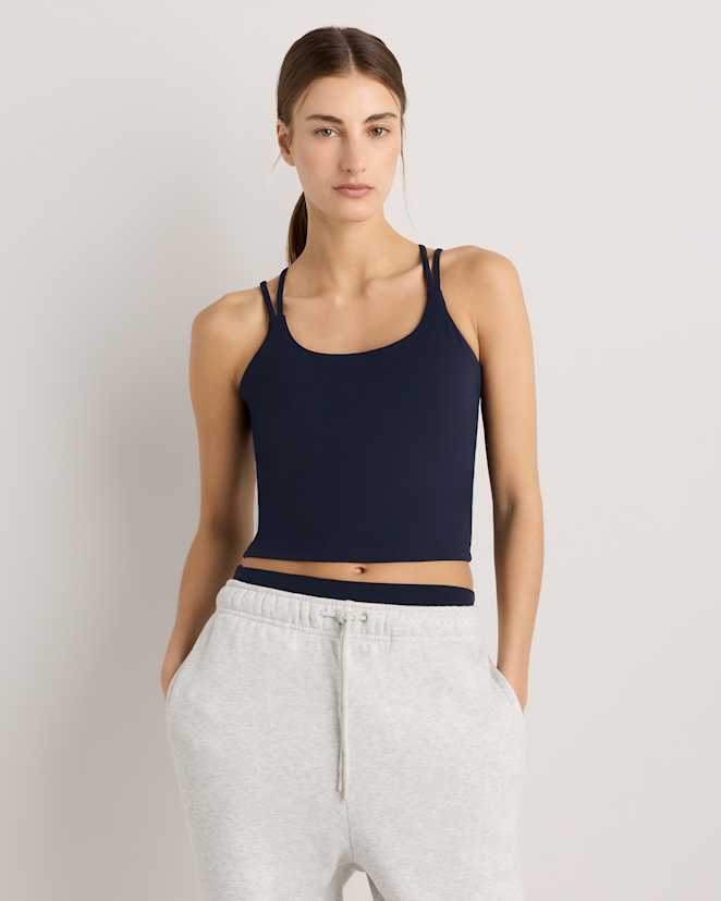 Deep Navy Ultra-Form Strappy Bra Tank