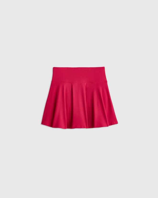Amaranth Pink Girls Ultra-Form Skort