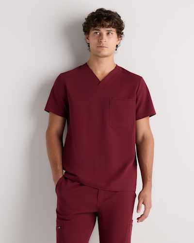 AeraFlex 3-Pocket Scrub Top