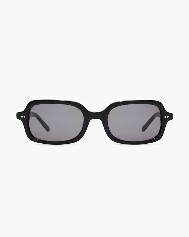 Black with Grey lens Santiago Polarized Acetate Sunglasses