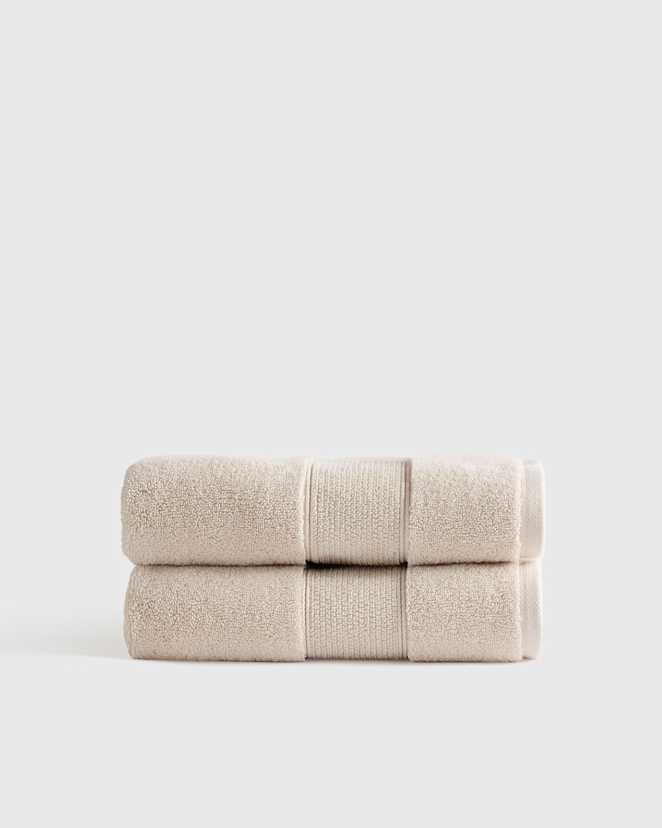 Oat Classic Organic Turkish Cotton Hand Towel (Set of 2)