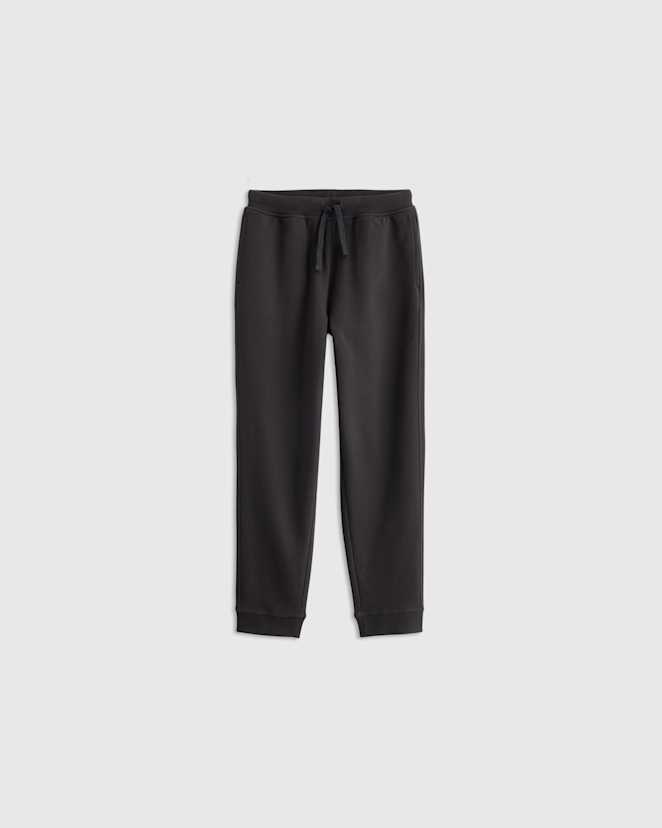 Black Organic Cotton French Terry Joggers