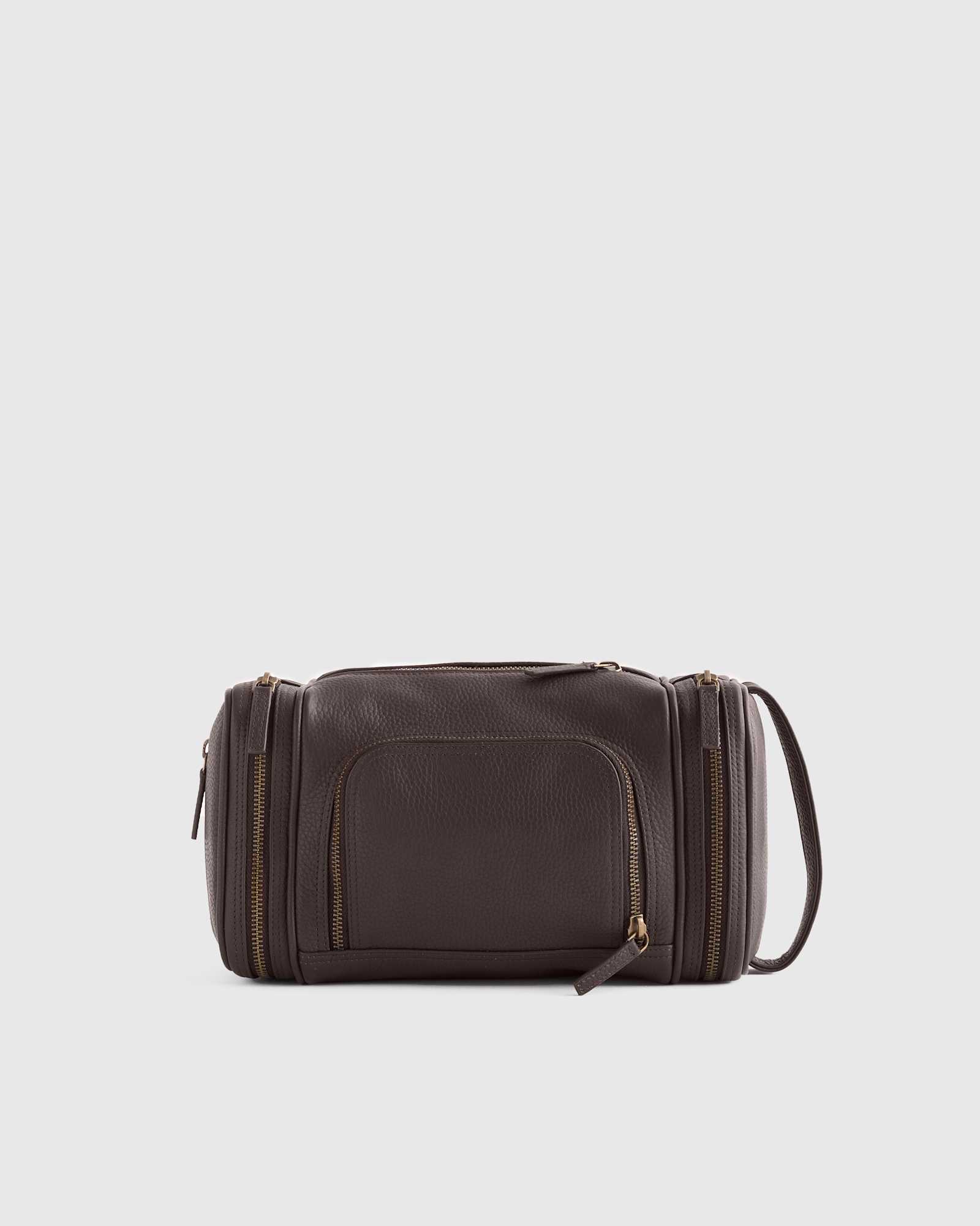 M-BAG-17-DBRN 176594 dark-brown Nappa Leather Toiletry Bag