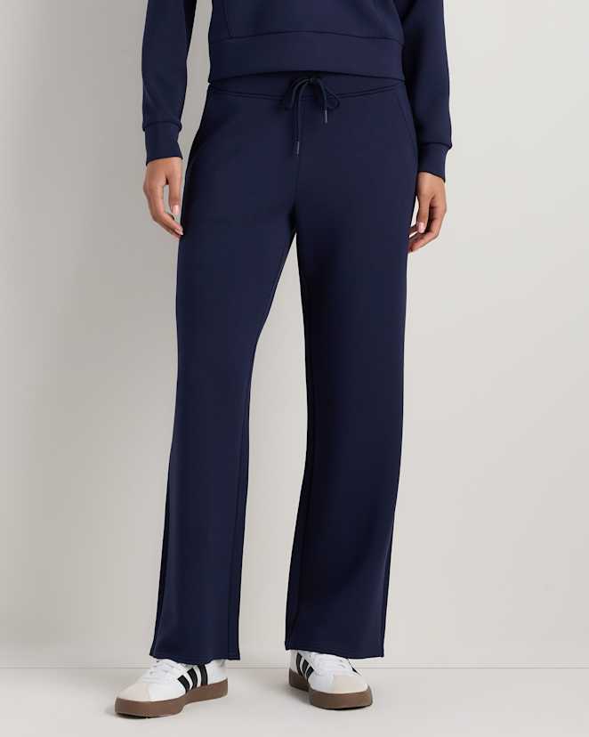 Deep Navy Pantalon CloudComfort à jambes larges