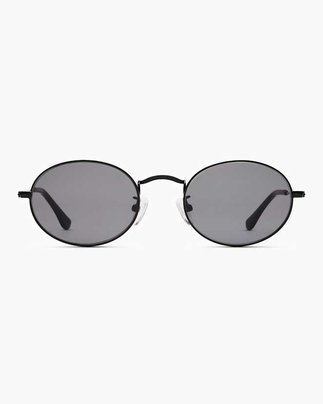 Black with Black lens Venice Polarized Stainless Steel Sunglasses