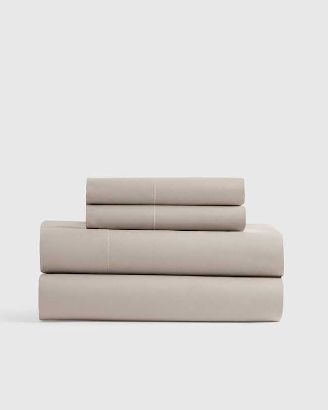 Dove Ensemble de draps en percale biologique lisse