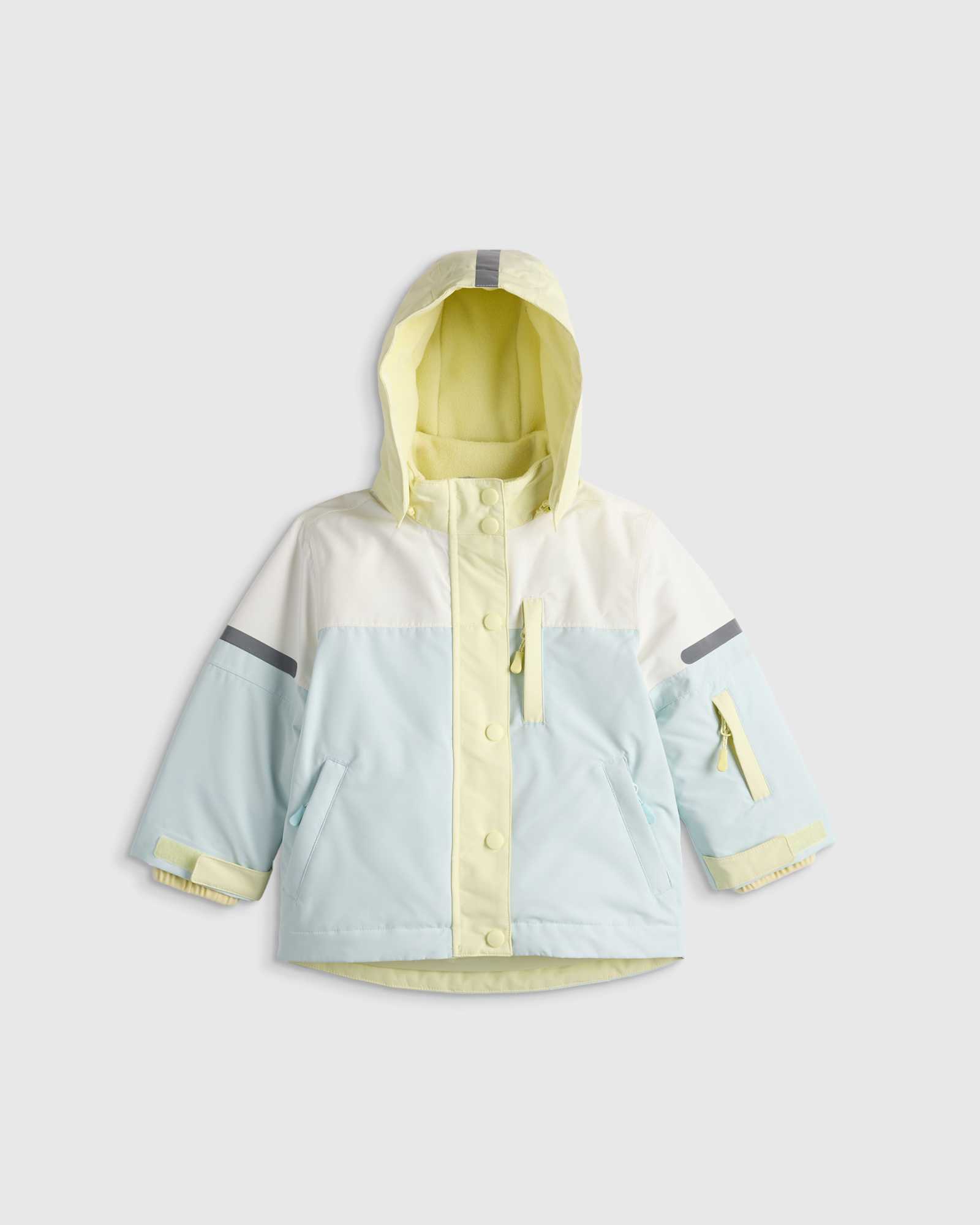 powder-blue-colorblock All-Weather Adventure Jacket