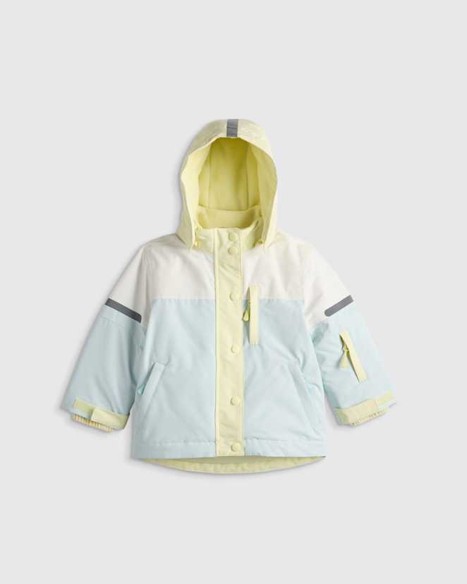 Powder Blue Colorblock All-Weather Adventure Jacket