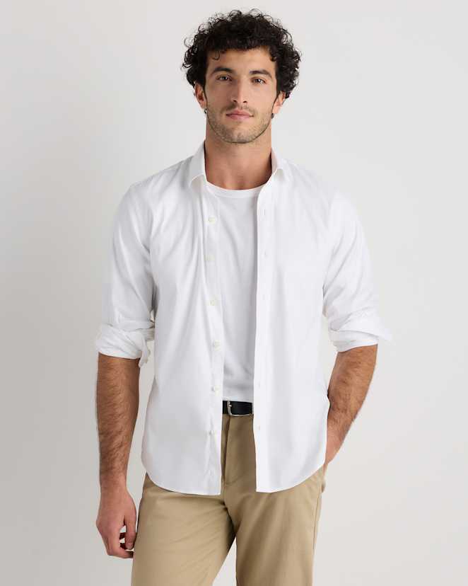 White Comfortflex Performance Dress Shirt