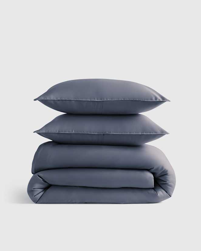 Mineral Organic Cotton Sateen Comforter Set