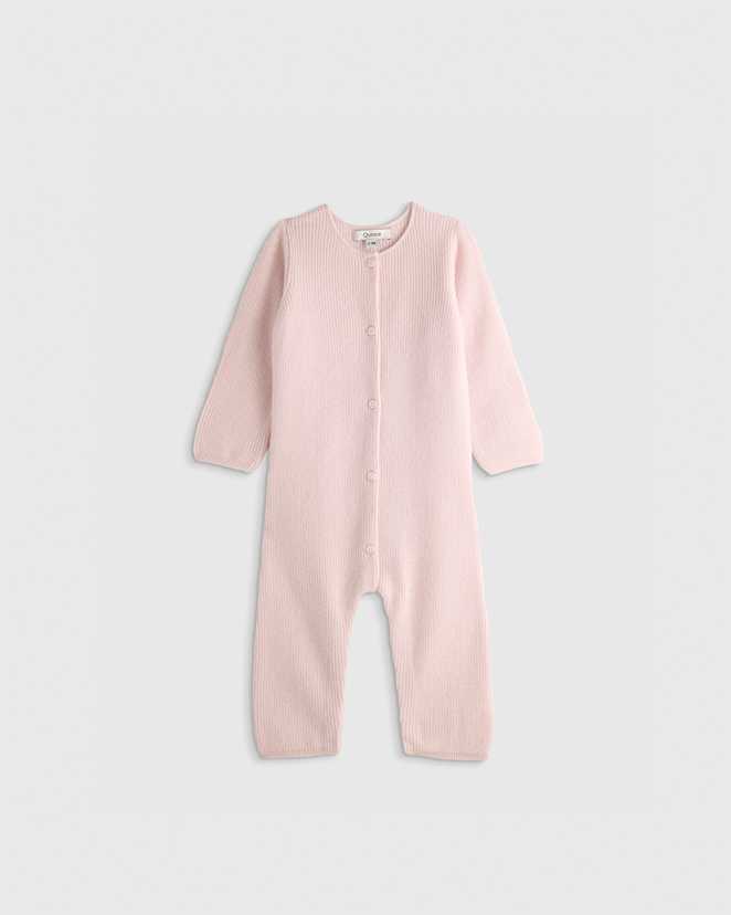 Minimal Pink Washable Cashmere Romper