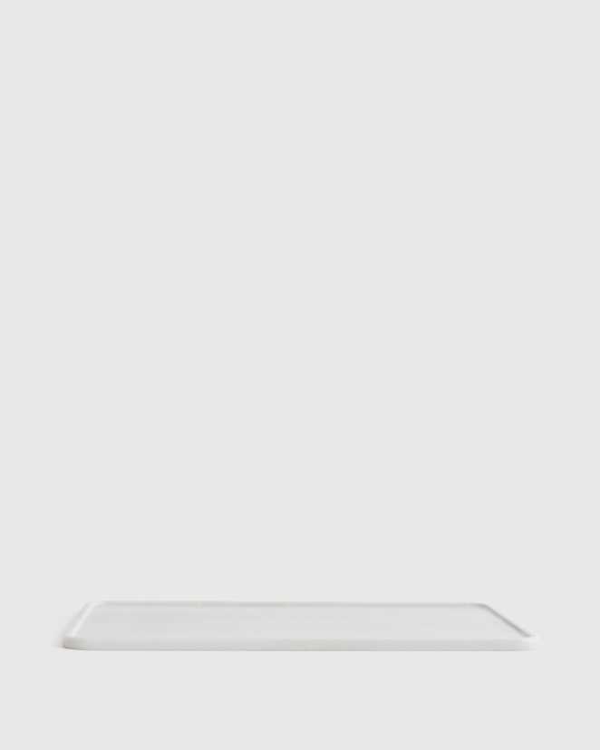 White Marble Rectangular Tray