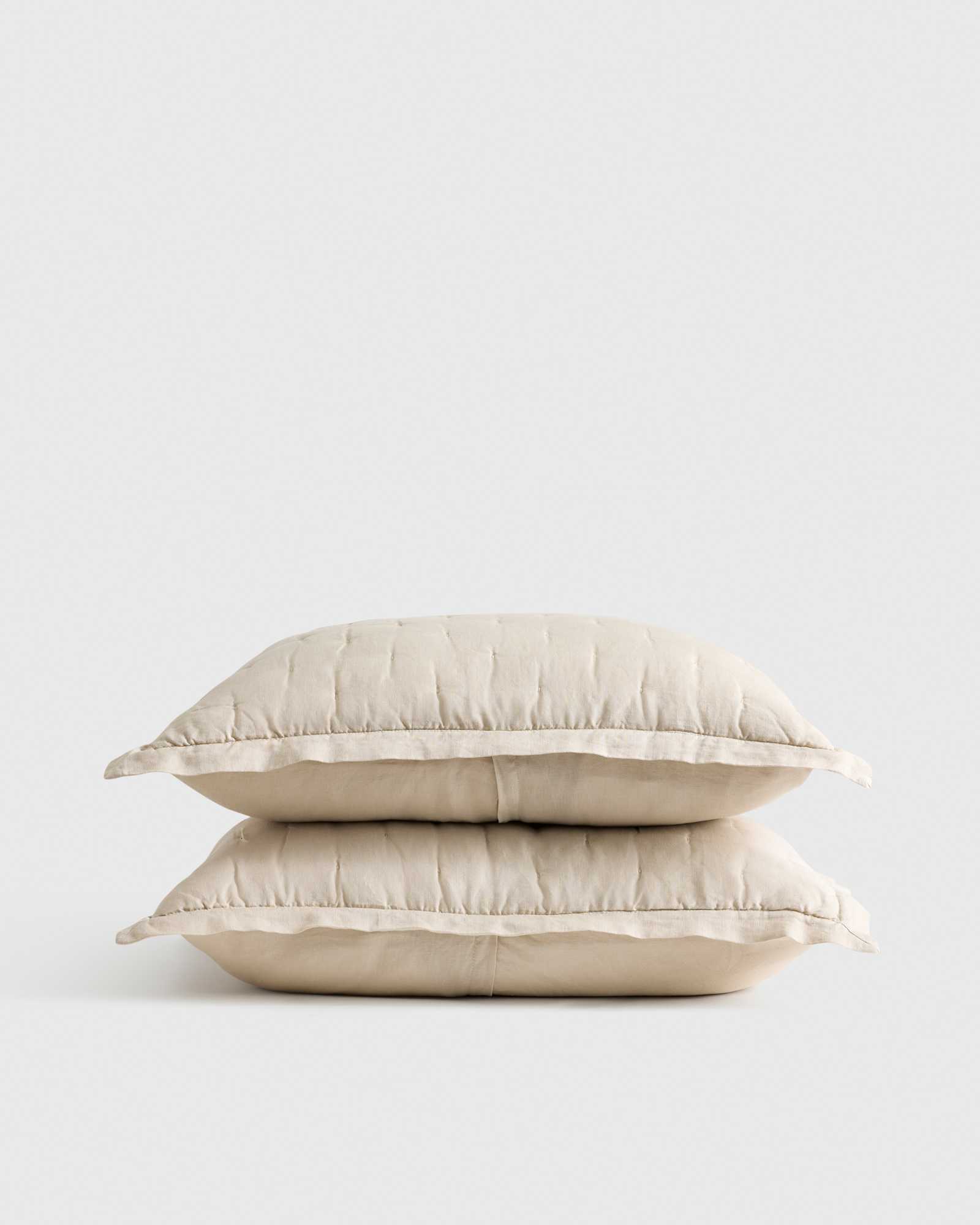 Sand European Linen Dream Sham Set