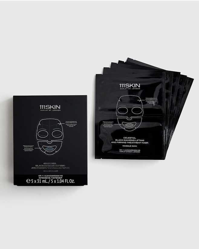 No Color Celestial Black Diamond Lifting and Firming Facial Mask by 111SKIN