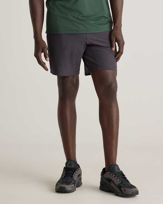 Charcoal Performance Tech Shorts - 7.5"