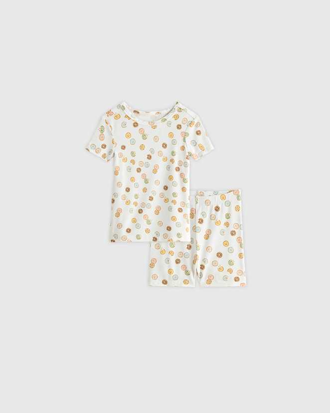 Yummy Donuts Bamboo Short Sleeve and Shorts Pajama Set