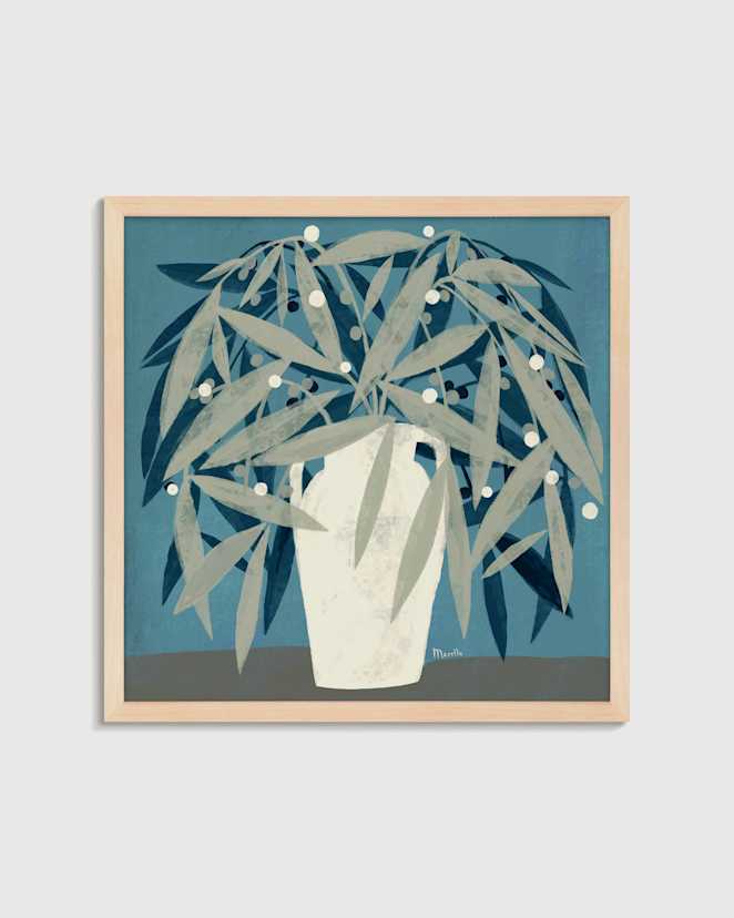 Maple Blue Plant by Marco Marella