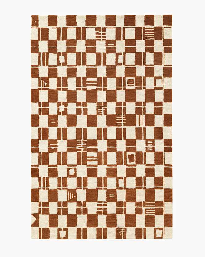 Rust Zion Wool Rug