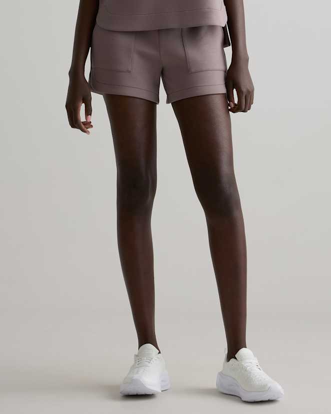 Dark Taupe CloudComfort High-Rise Sweatshorts