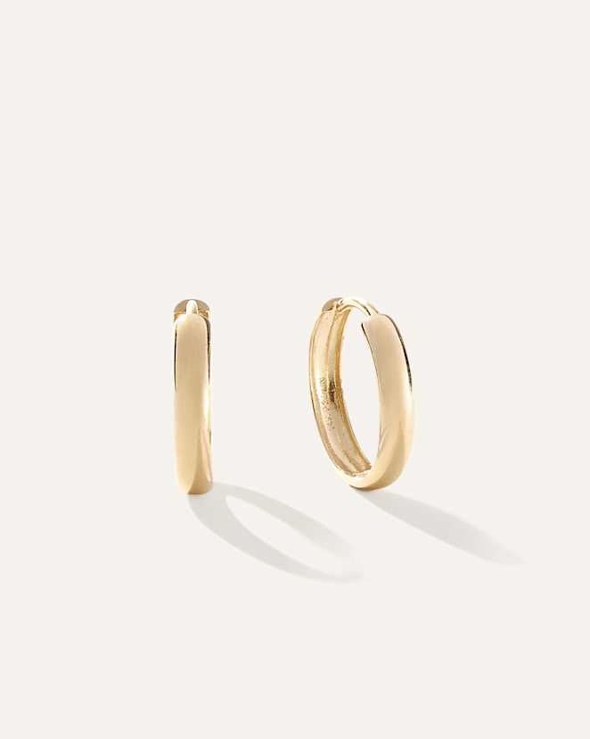 Yellow Gold 14K Gold Bold Hoops