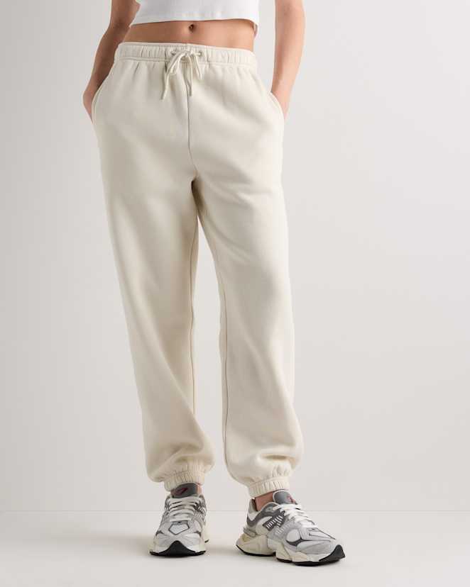 Linen White Everyday Fleece Joggers