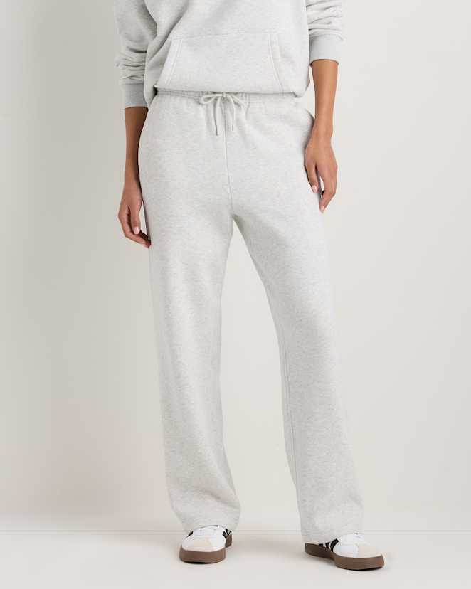 Light Heather Grey Everyday Fleece Straight Leg Sweatpants