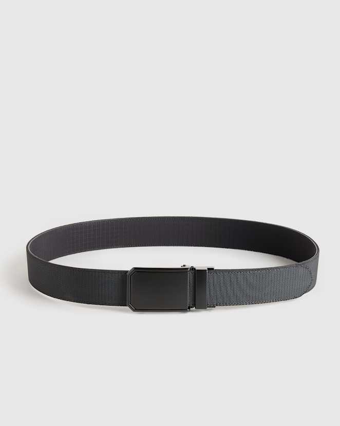 Black Axel Utility Webbing Ratchet Belt
