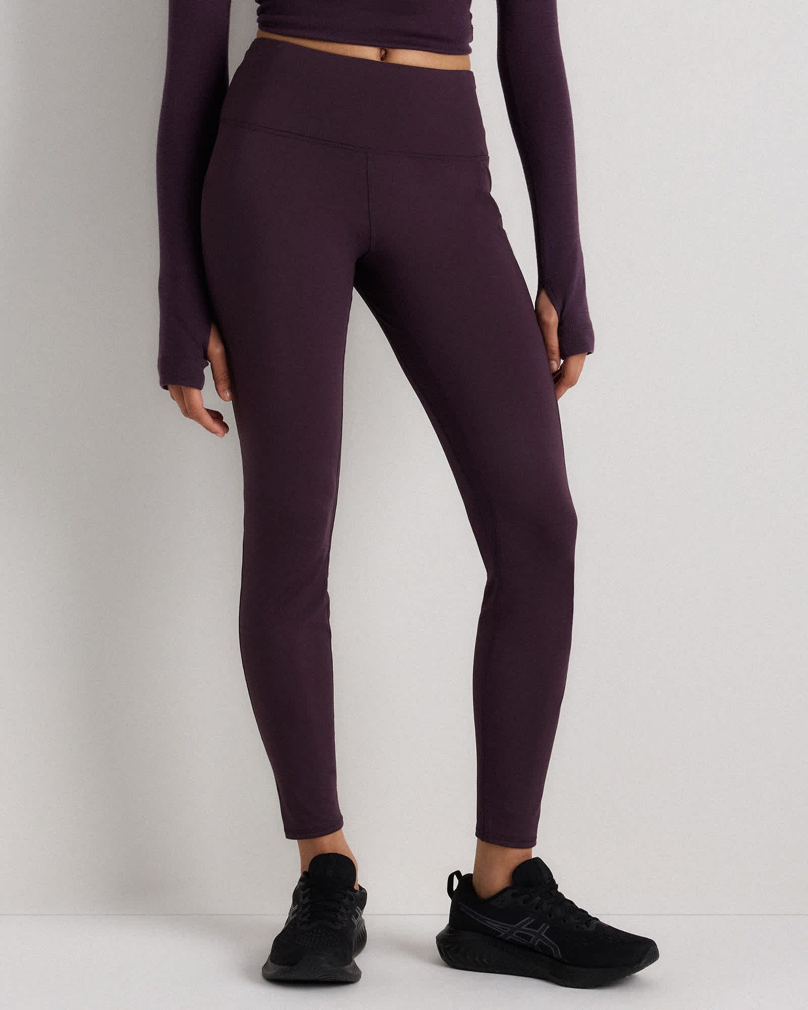 deep-orchid-purple Whistler High-Rise Thermal Legging