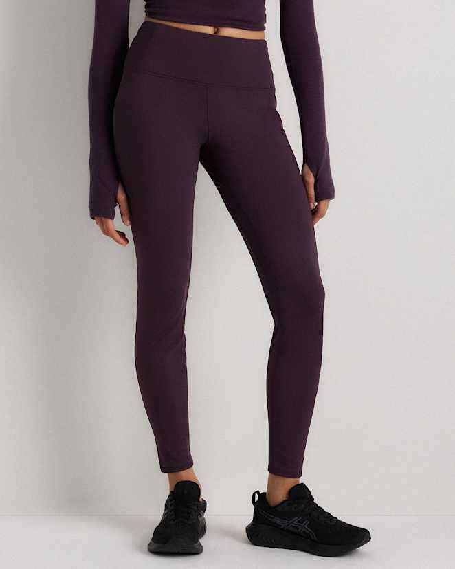 Deep Orchid Purple Whistler High-Rise Thermal Legging