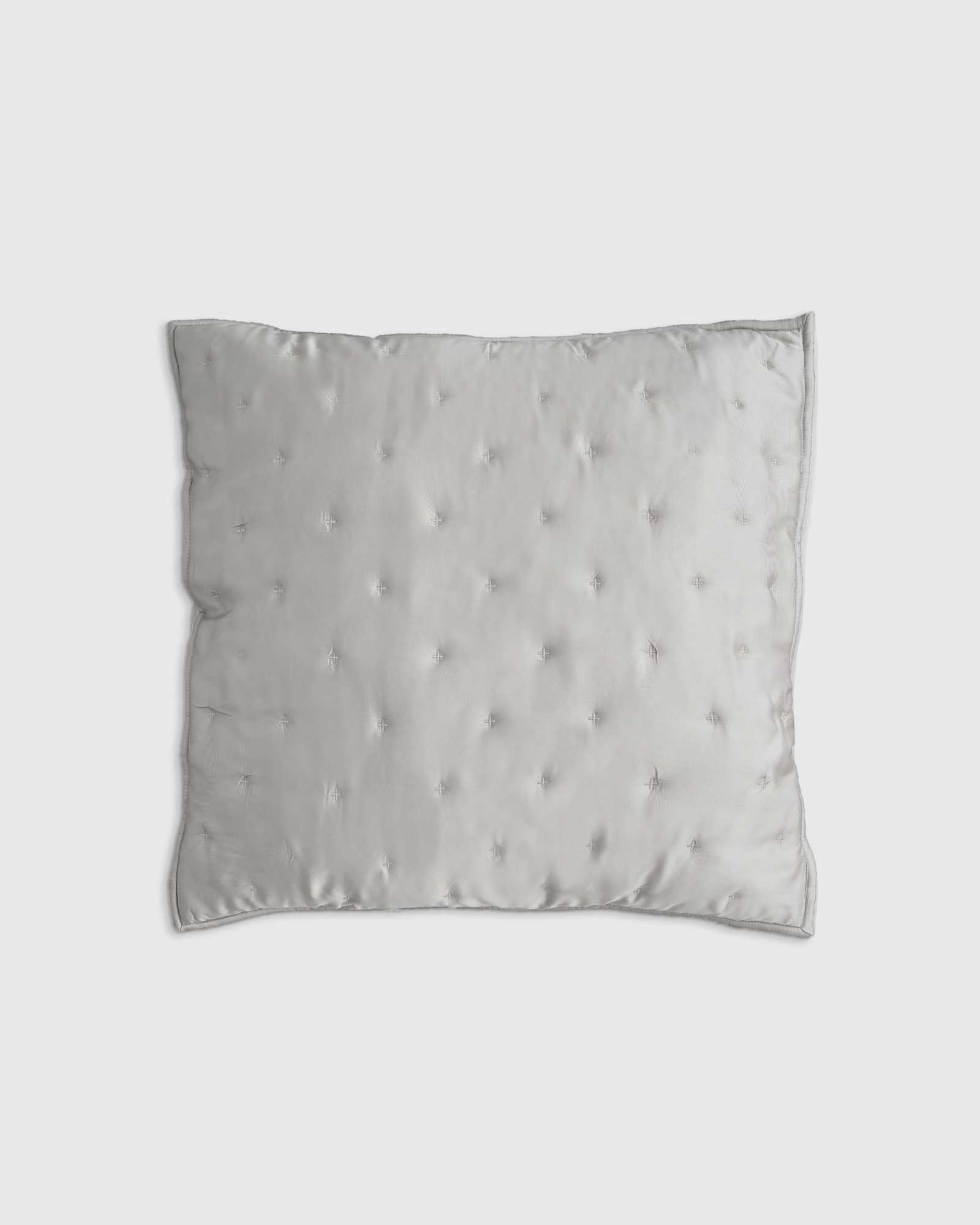 light-grey Bamboo Dream Quilted Euro Sham