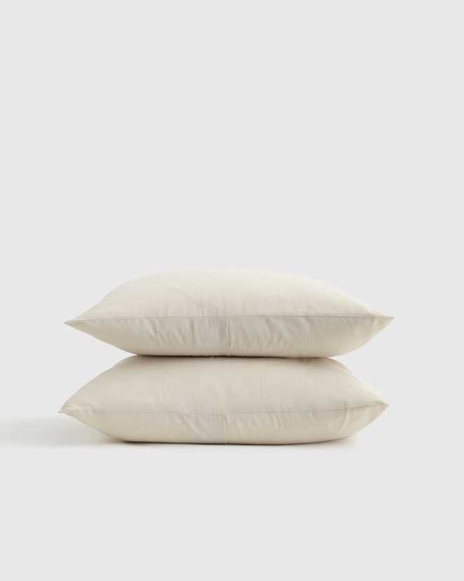 Natural Mongolian Cashmere Cotton Sham Set
