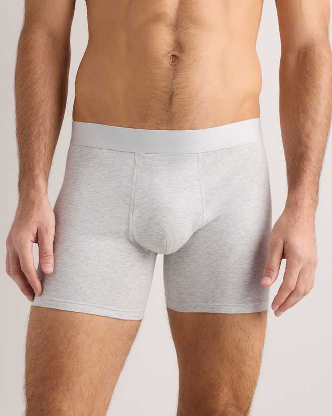 Light Grey Organic Cotton 4'' Trunk (3-pack)
