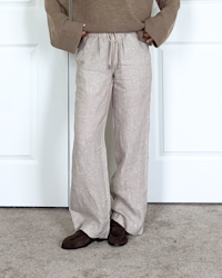 100- European Linen Wide Leg Pants Flax Gabby Crays 4x5 Thumbnail