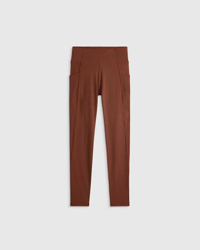 Redwood Brown Legging sculptant à poches pour filles