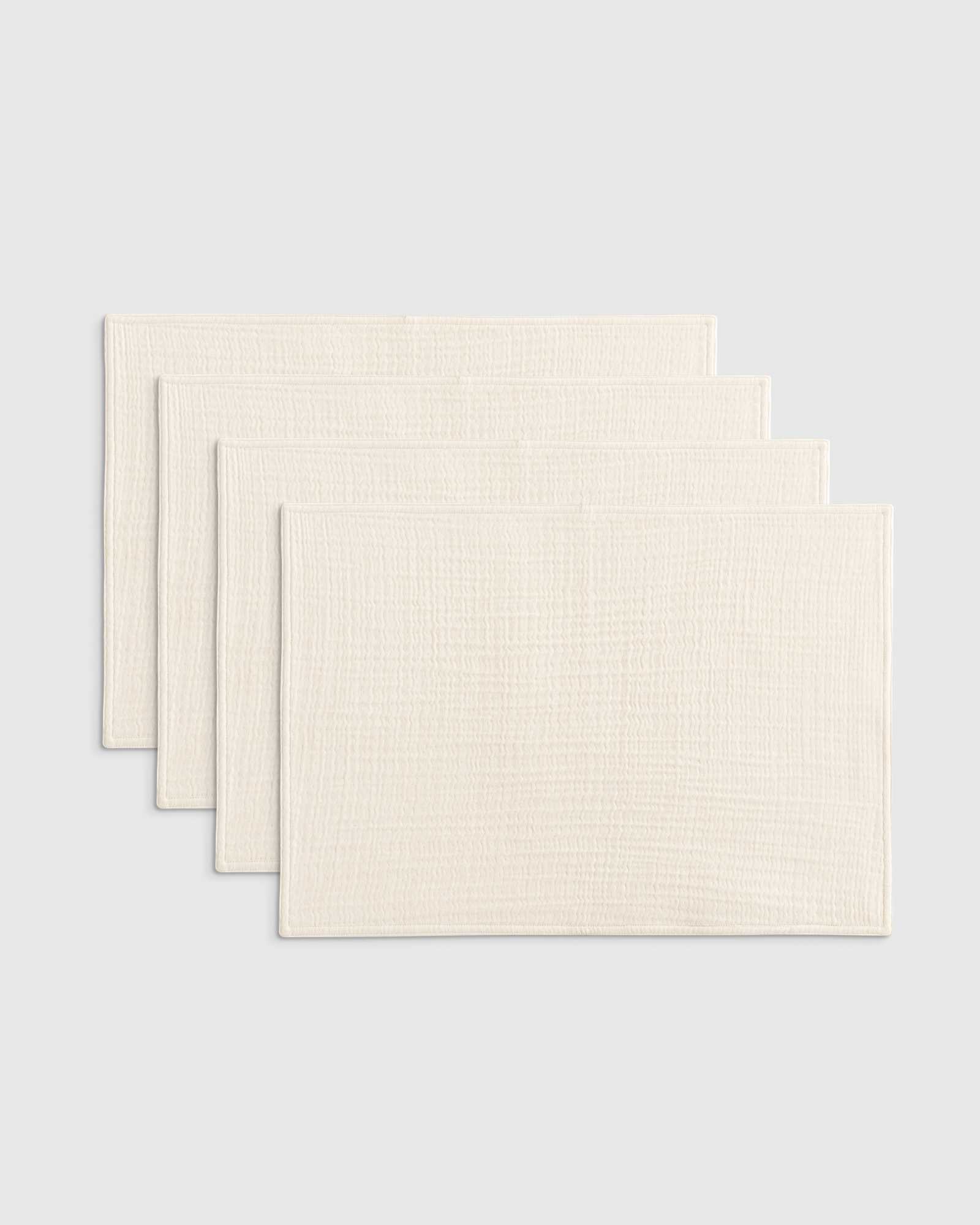 Undyed Organic Cotton Gauze Placemats