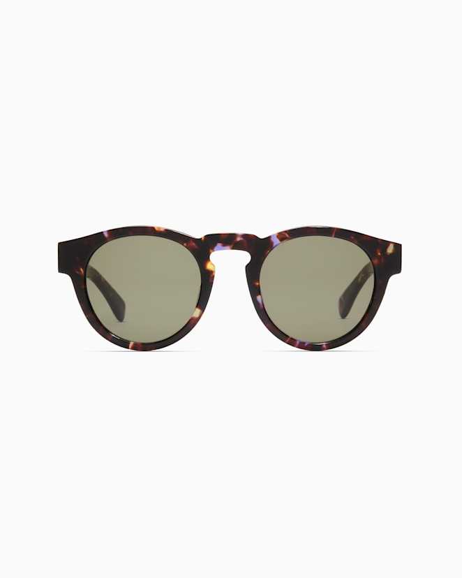 Amethyst Tortoise with Grey lens Tuscon Polarized Acetate Sunglasses