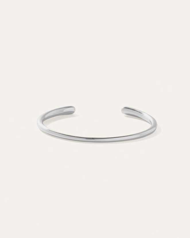 Sterling Silver Open Contour Cuff Bracelet