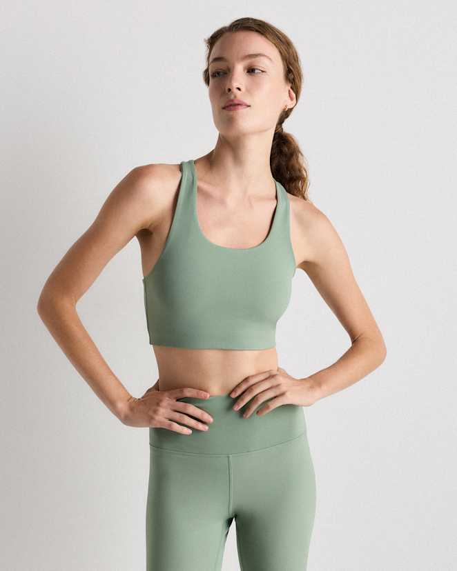 Sea Spray Green Ultra-Form Scoop Neck Longline Bra