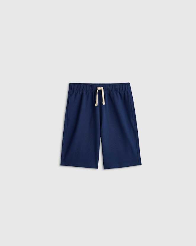 Navy Organic Cotton French Terry Short