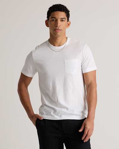 100% Pima Cotton Luxe Touch Pocket Tee