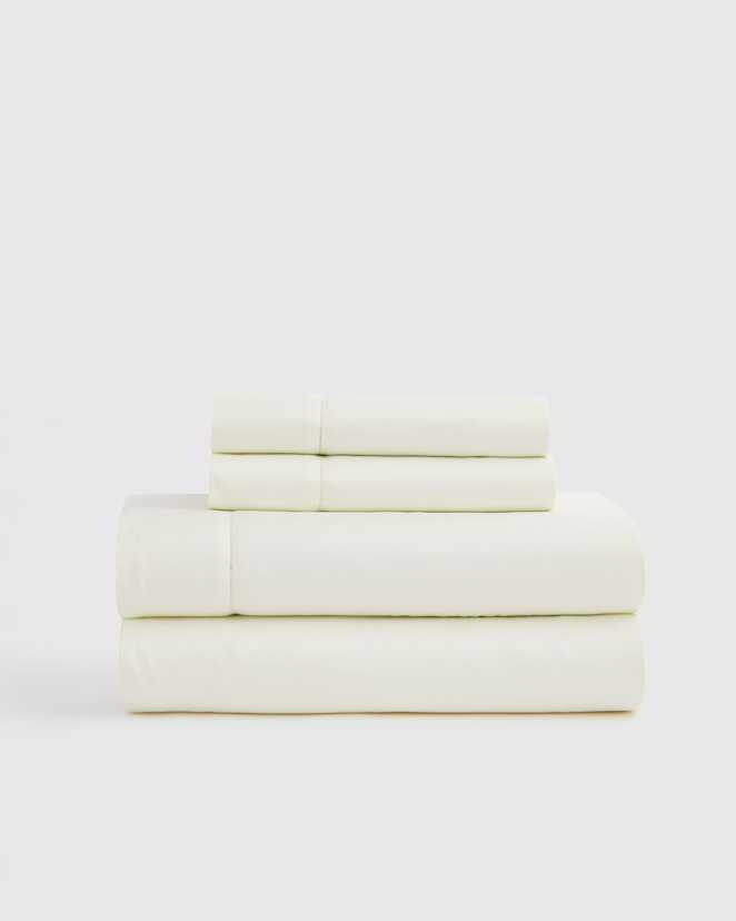 Ivory Signature Giza Cotton Sateen Sheet Set