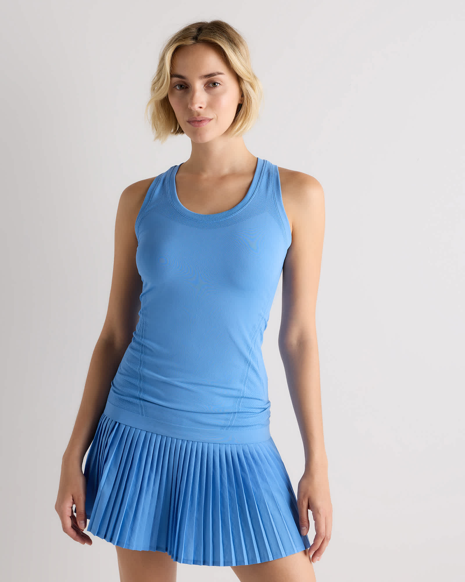Azul Blue Seamless Racerback Tank