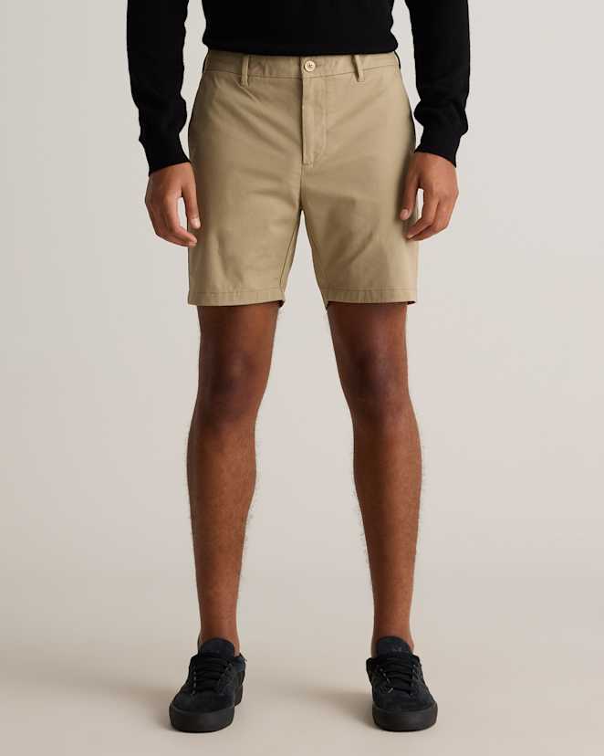 Sand Dune Organic Cotton Classic Stretch Chino Shorts - 7"