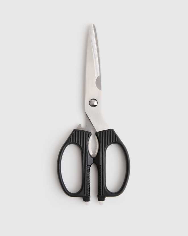Black Essential Steel Kitchen Shears