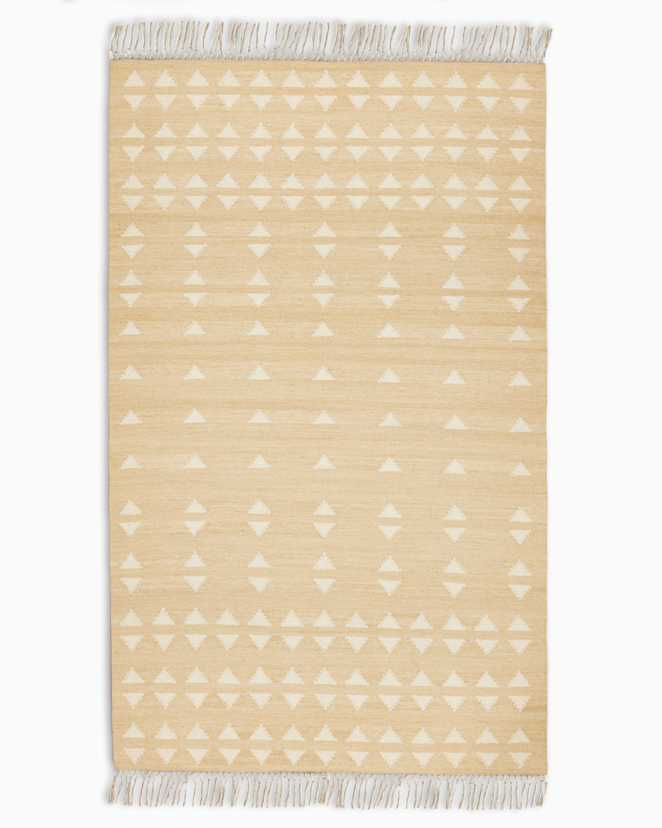 Natural Shay Wool Kilim Rug