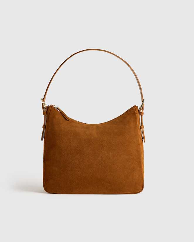 Whiskey Sutton Suede Shoulder Bag
