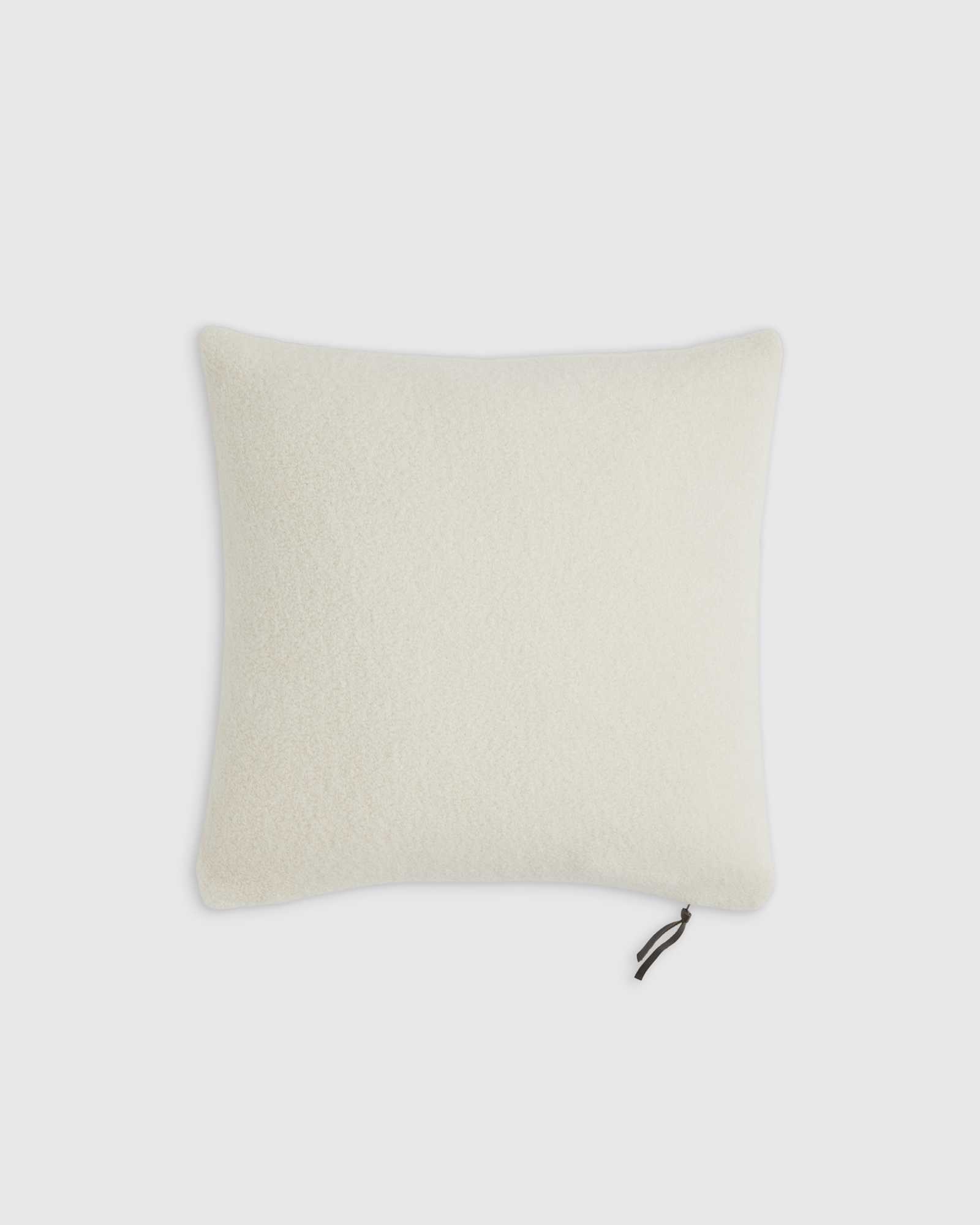 ivory Alpaca Boucle Pillow Cover