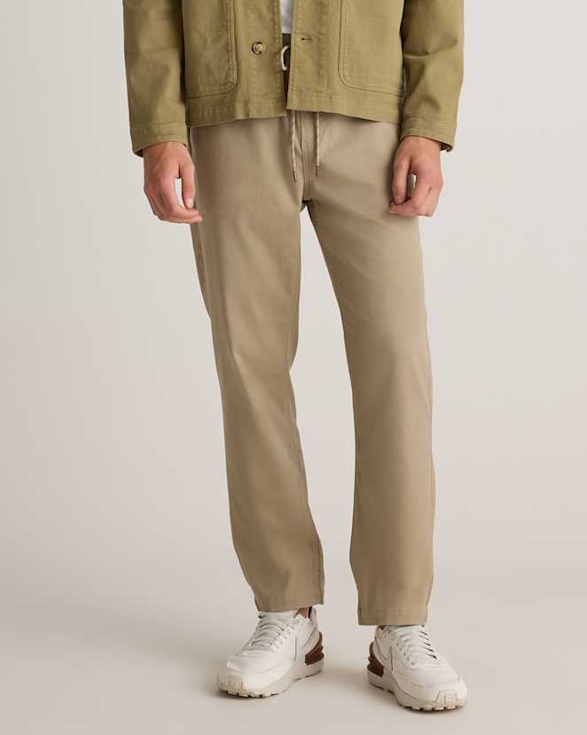 Sand Dune Cotton Chino Drawstring Pants
